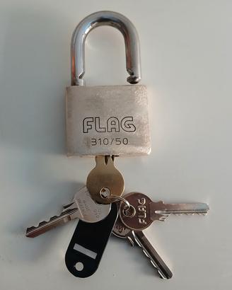🔓Lucchetto Flag professionale