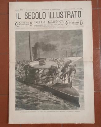 giornale completo secolo illustrato 21 agosto 1904