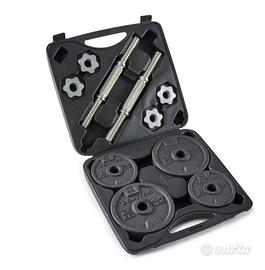 Kit manubri e bilanciere palestra 20kg