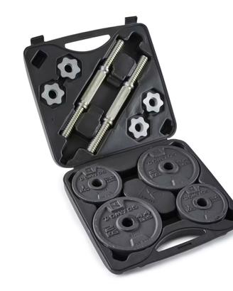 Kit manubri e bilanciere palestra 20kg