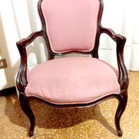 Poltrona stile Luigi XV Art decò