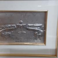 quadro in argento raffigurante San Pietro