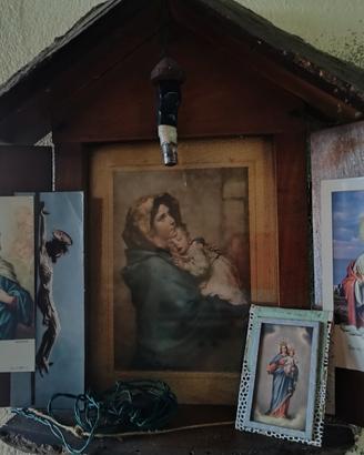 altare domestico Madonna col bambino 