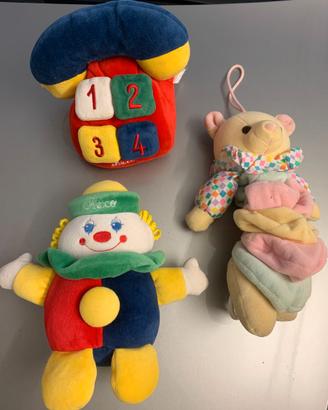 3 morbidi PELUCHE che suonano