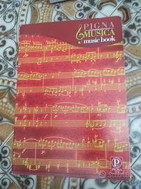 Quaderno pentagramma pigna music musicista
