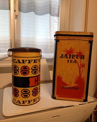 barattoli vintage anni 60 