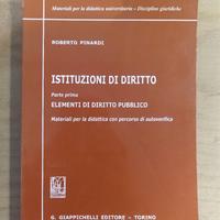 Libro Istituzioni di diritto. Pinardi.