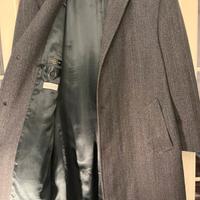 Corneliani-Cappotto monopetto in pura lana vergine