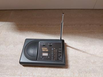 Radio am/fm lcd multifunzione con sveglia integrat
