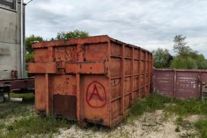 CONTAINER SCARRABILE USATO A CIELO APERTO