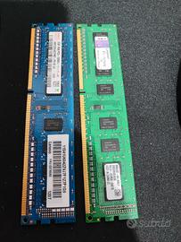 2 memorie RAM da 2 GB DDR3