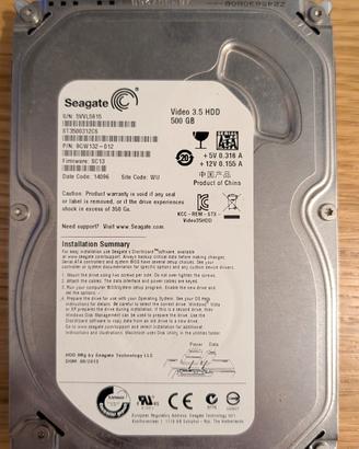 hard disk da 500 gb