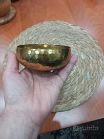 Coppetta vintage in ottone