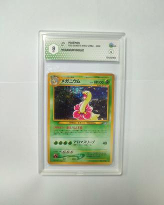 Pokemon GRAAD 9 Meganium 154 Neo Genesis Japanese