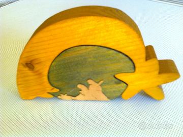 Mini presepio o presepe in legno artigianale