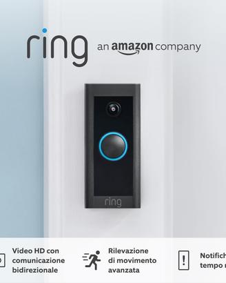 Videocitofono Ring Video Doorbell Wired HD NUOVO