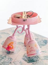 Lampadario cameretta tema Principesse