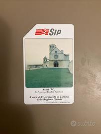 Schede telefoniche SIP Serie Turistica P184 Assisi