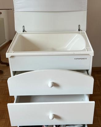 Fasciatoio bagnetto con cassettiera