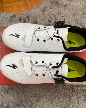 scarpe ciclismo specialized Torch 1.0 Tg43 bianche