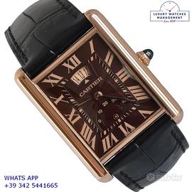 CARTIER Tank Louis Cartier 30MM brown pink gold