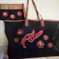 Borsa Alviero Martini trasparente capiente+pochett