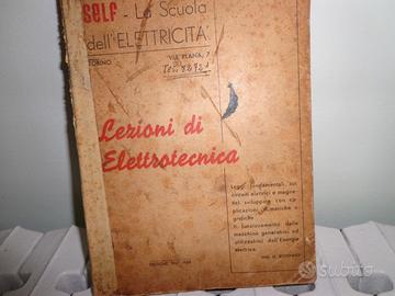 Vecchio manuale Elettrotecnica  1948 SELF