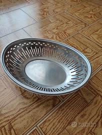 Cestino Alfra Alessi. acciaio 