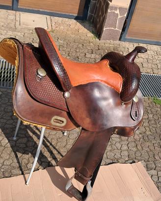 Cinch Posteriore In Pelle Circle Y Per Sella Western – 1 1/2 Pollici, Qualità RCA!