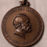 Medaglia Centenario Cai Torino 1863-1963