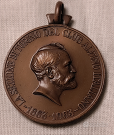 Medaglia Centenario Cai Torino 1863-1963