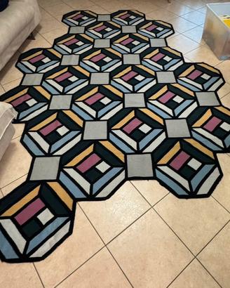 Tappeto Kilim Design Gan rugs usato