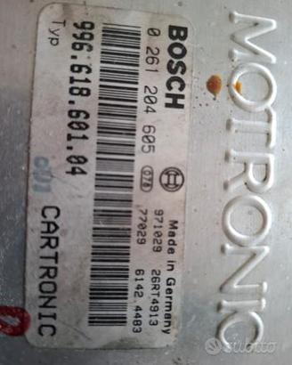 centralina motore porsche boxster 0261204605