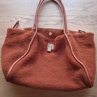 Borsa a tracolla V73 grande marrone 