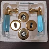 maniglia olivari ottone lucido vetro murano
