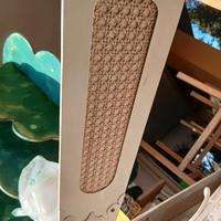 ventola da soffitto con attacco 1  lampada