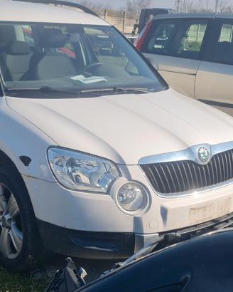Ricambi skoda yeti cofano paraurti anteriore trave