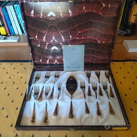 Set Posate Dolce Gottinghen Acciaio e Oro