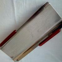 Vassoio portagrissini inox (704)