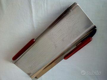 Vassoio portagrissini inox (704)