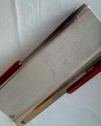 Vassoio portagrissini inox (704)