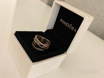 Pandora Anello Fascia Intrecciata 180919CZ (M.56)