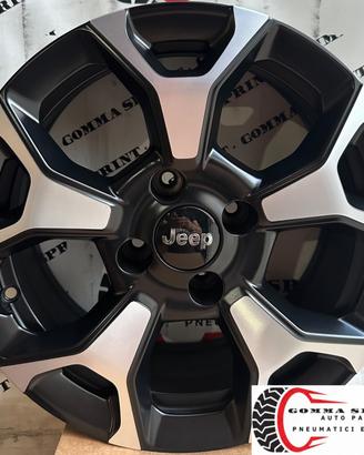 4 CERCHI IN LEGA ORIGINALI RAGGIO 16 JEEP AVENGER