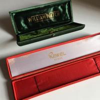 2 scatole rarissime orologi vintage anni 60 entra