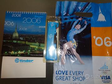 Portachiavi e calendario Olimpiadi Torino 2006