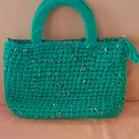 Borsetta nuova in cotone fatta a mano