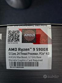 processore 5900X e 32 GB ram Ddr4