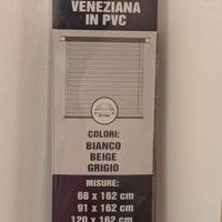 Veneziana in PVC grigio mm 25 
