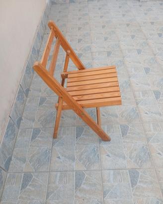 sedia pieghevole 