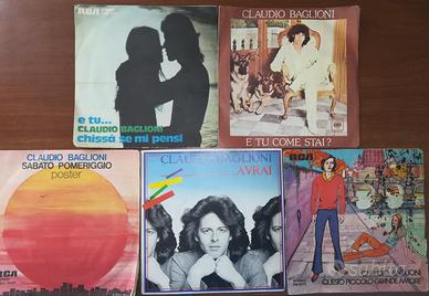 45 giri Claudio Baglioni Originali